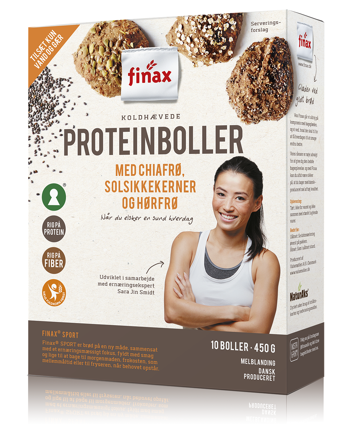 Packshot - Finax Proteinboller_side-150dpi